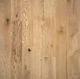 Engineered wood flooring oak rustic grade 125mm wide with smooth surface finished with lacquer in Surrey