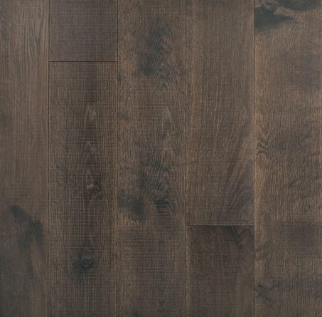 Engineered wood flooring oak country grade 190mm wide hand scraped finished with dark grey and brown UV oil in Surrey