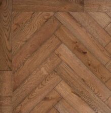 Bespoke brown Herringbone engineered parquet wood flooring