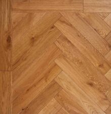 Bespoke brown Herringbone engineered parquet wood flooring