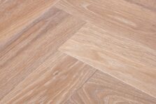 Bespoke dark brown and dark grey Herringbone engineered parquet wood flooring