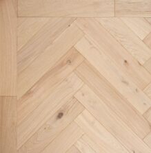 Bespoke light brown and grey Herringbone engineered parquet wood flooring