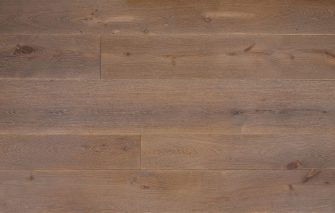 Bespoke dark brown and dark grey engineered wood flooring in multi-width planks
