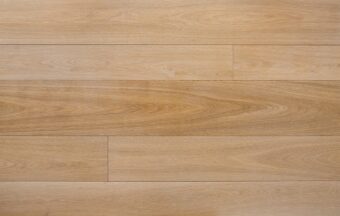 Bespoke light brown and light grey engineered wood flooring in multi-width planks