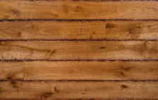 Bespoke brown and dark brown engineered wood flooring in multi-width planks