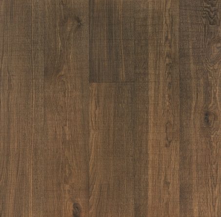 Dark brown engineered wood flooring oak classic grade 180mm wide band sawn finished with natural oil in Surrey