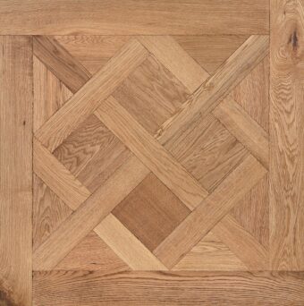 Versailles panel engineered oak wood flooring vintage grade heavily brushed finished with natural oil in Surrey