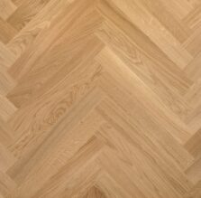 Engineered parquet wood flooring herringbone select oak finished with UV oil in Surrey