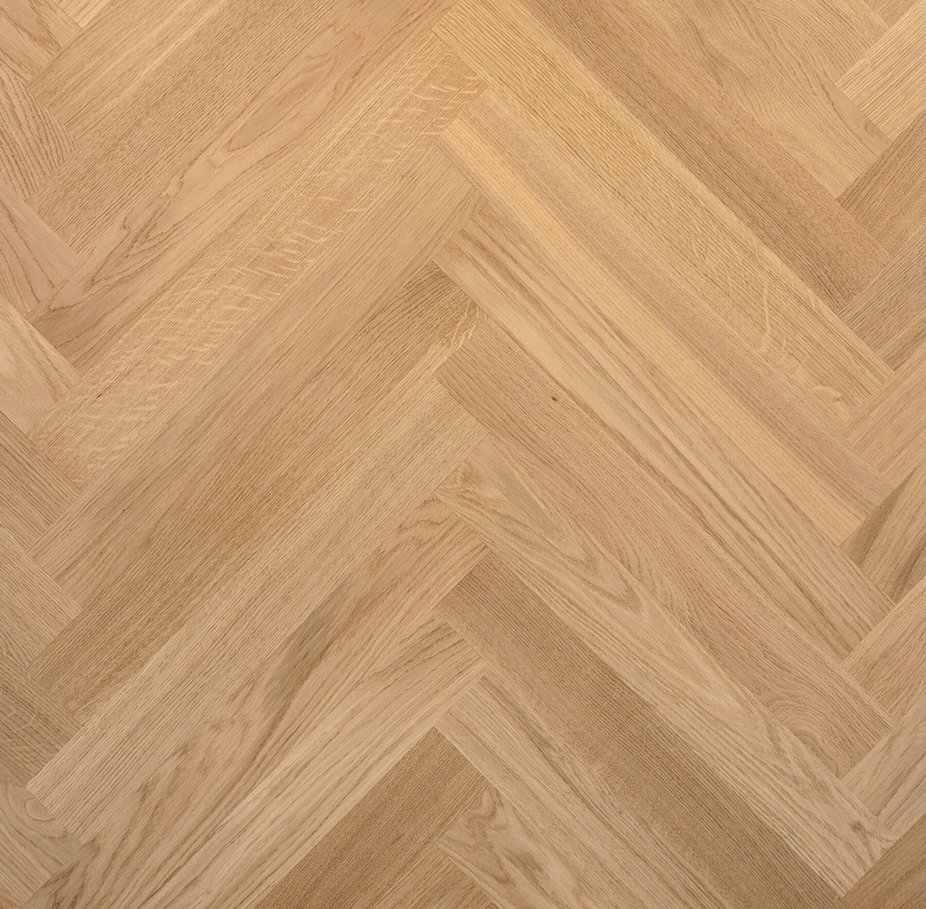 Engineered parquet wood flooring herringbone select oak finished with UV oil in Surrey