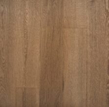 Mid-brown engineered wood flooring oak select grade 190mm wide with brushed surface finished with natural oil in Surrey