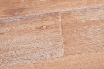 Distressed white engineered oak wood flooring country grade 190mm wide with splits and character finished with natural oil in Surrey
