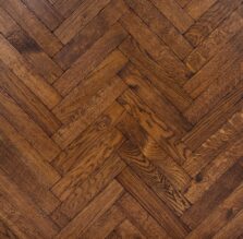 Light brown engineered oak wood flooring rustic grade 190mm wide lightly brushed finished with natural oil in Surrey
