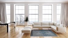 Fading World Collection Medallion Grey Turquoise 8255 rug by Louis De Poortere