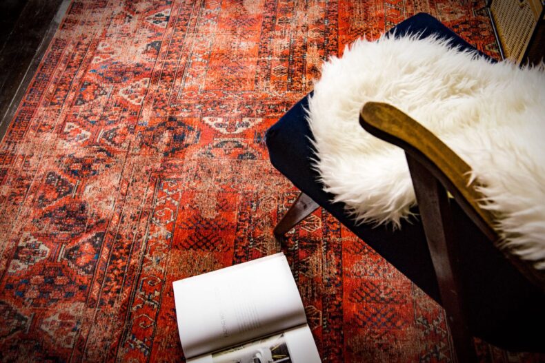 Antiquarian Collection Hadschlu Red Brick 8719 rug by Louis De Poortere