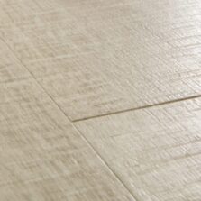 View of Saw Cut Oak Beige IM1857 laminate tile by Quick-Step