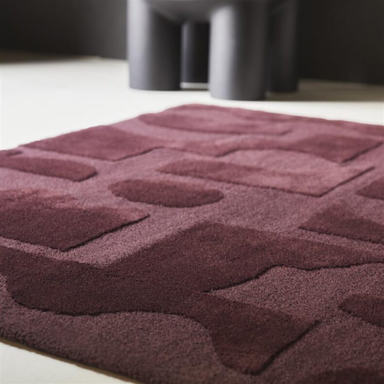 Mural Burgundy 121100 rug by Brink