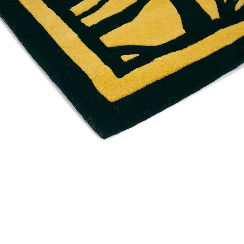 Japanese Fans Gold 39305 rug by Florence Broadhurst