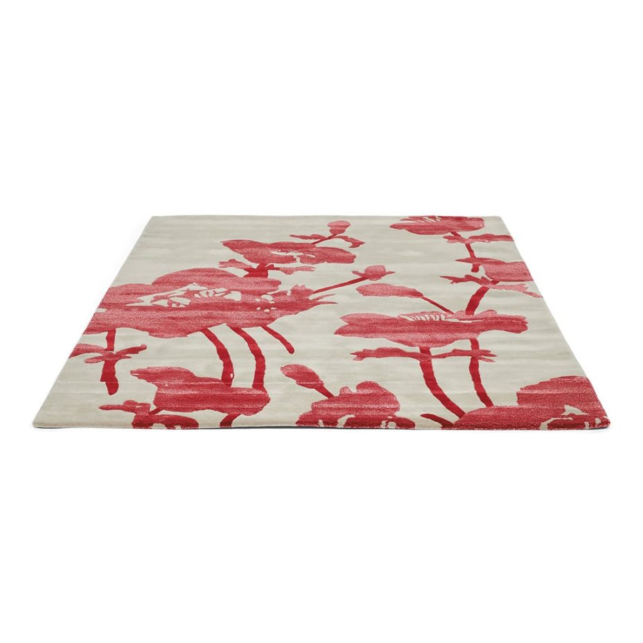 Floral 300 Poppy 39600 rug by Florence Broadhurst