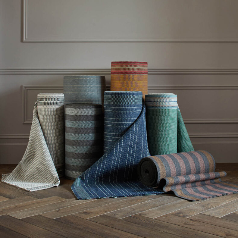 Byron Midnight stair runner by Roger Oates
