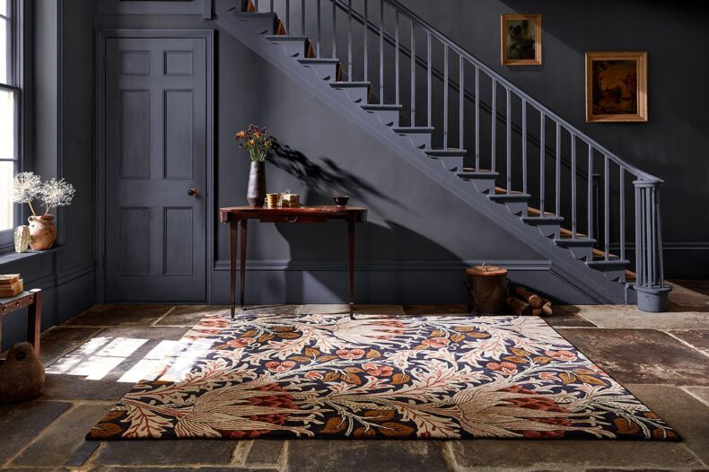 Artichoke Amber Charcoal 127103 rug by Morris