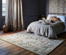 Wilhelmina Linen Mustard 127401 rug by Morris