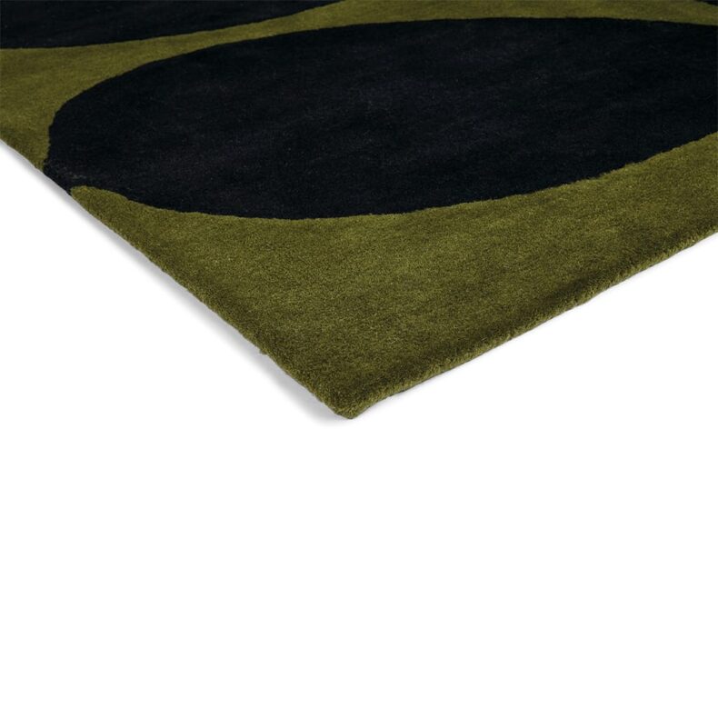 Stem Black 59803 rug by Orla Kiely