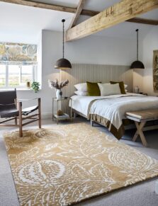 Cantaloupe Ochre 145206 rug by Sanderson