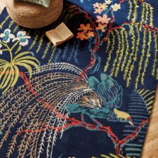 Rain Forest Tropical Night 50708 rug by Sanderson