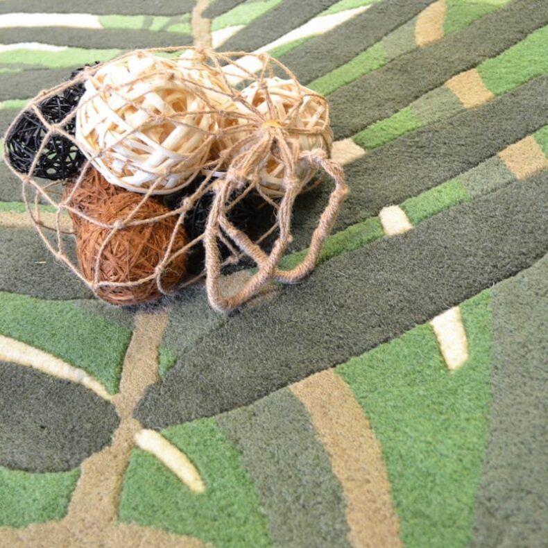 Manila Green 46407 rug by Sanderson