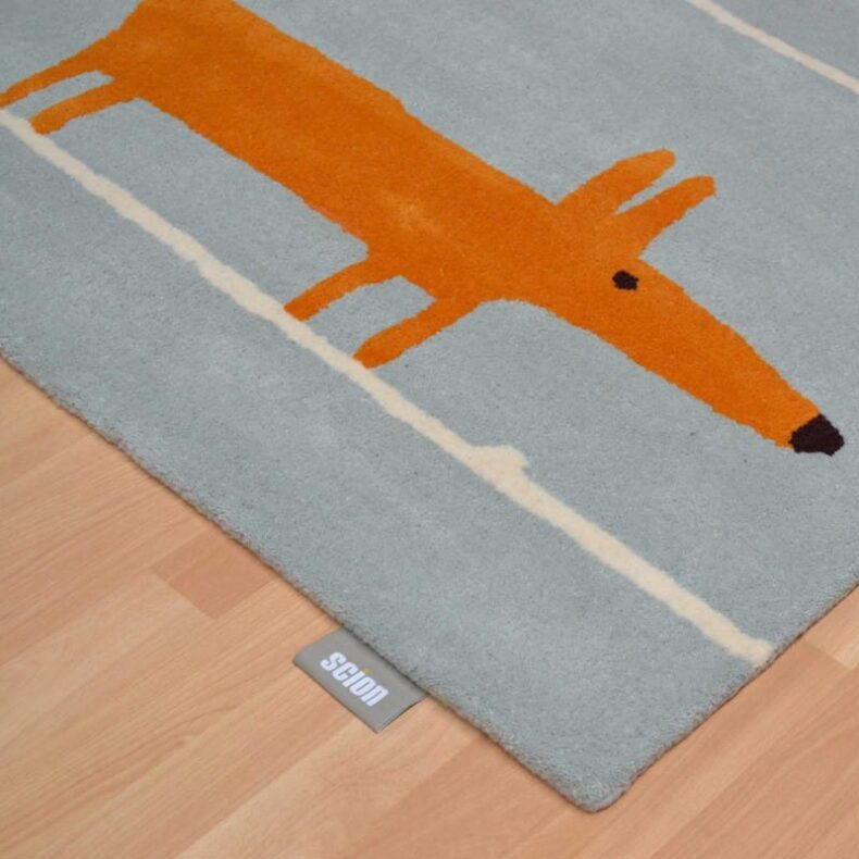 Mr Fox Aqua 25308 rug by Scion