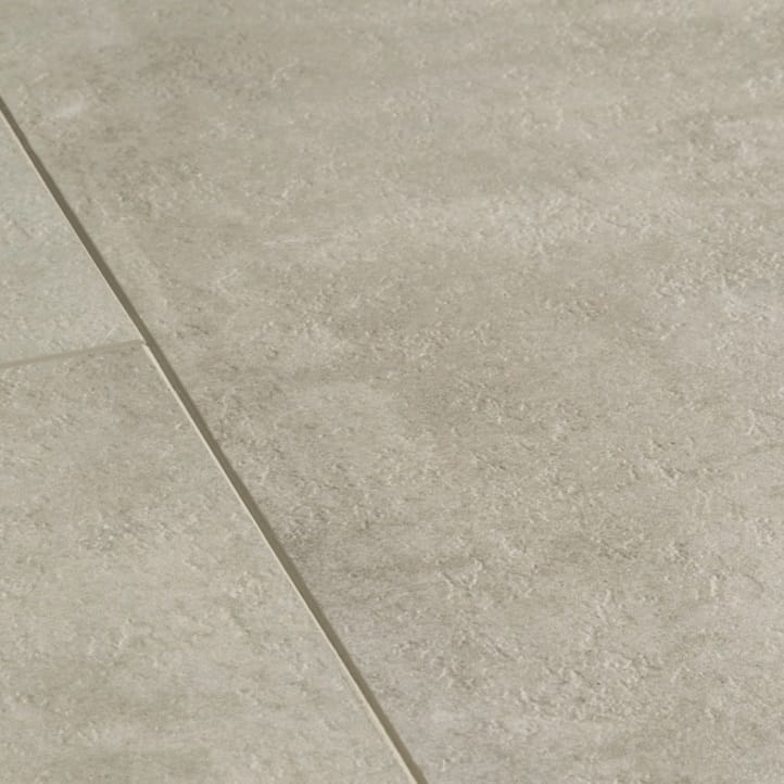 View of Light Grey Travertin AMGP40047 luxury vinyl tile by Quick-Step Livyn