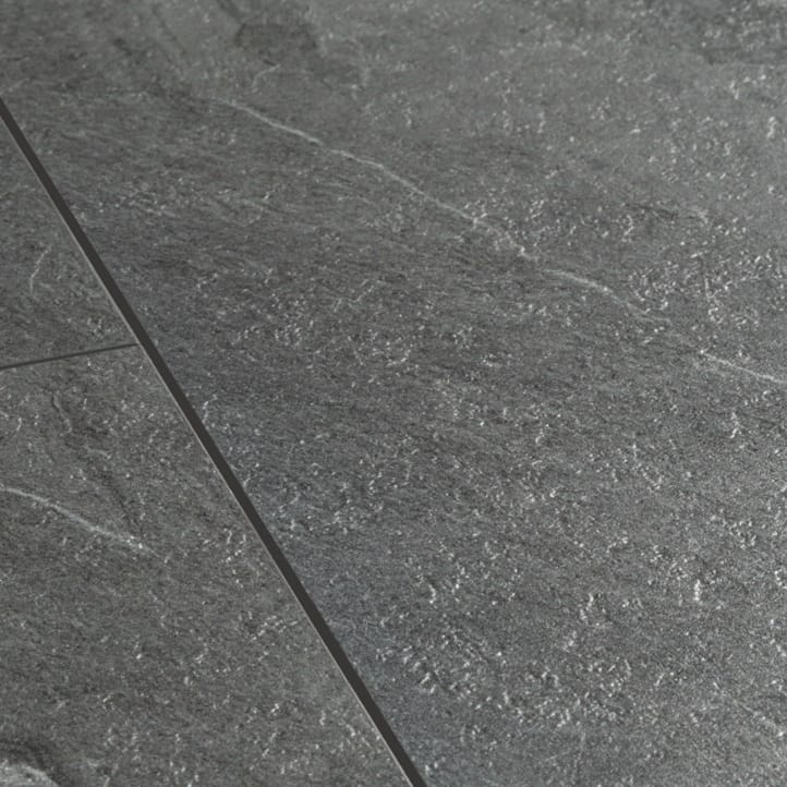 View of Grey Slate AMCP40034 luxury vinyl tile by Quick-Step Livyn