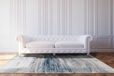 Mad Men Collection Griff Bronx Azurite 8421 rug by Louis De Poortere