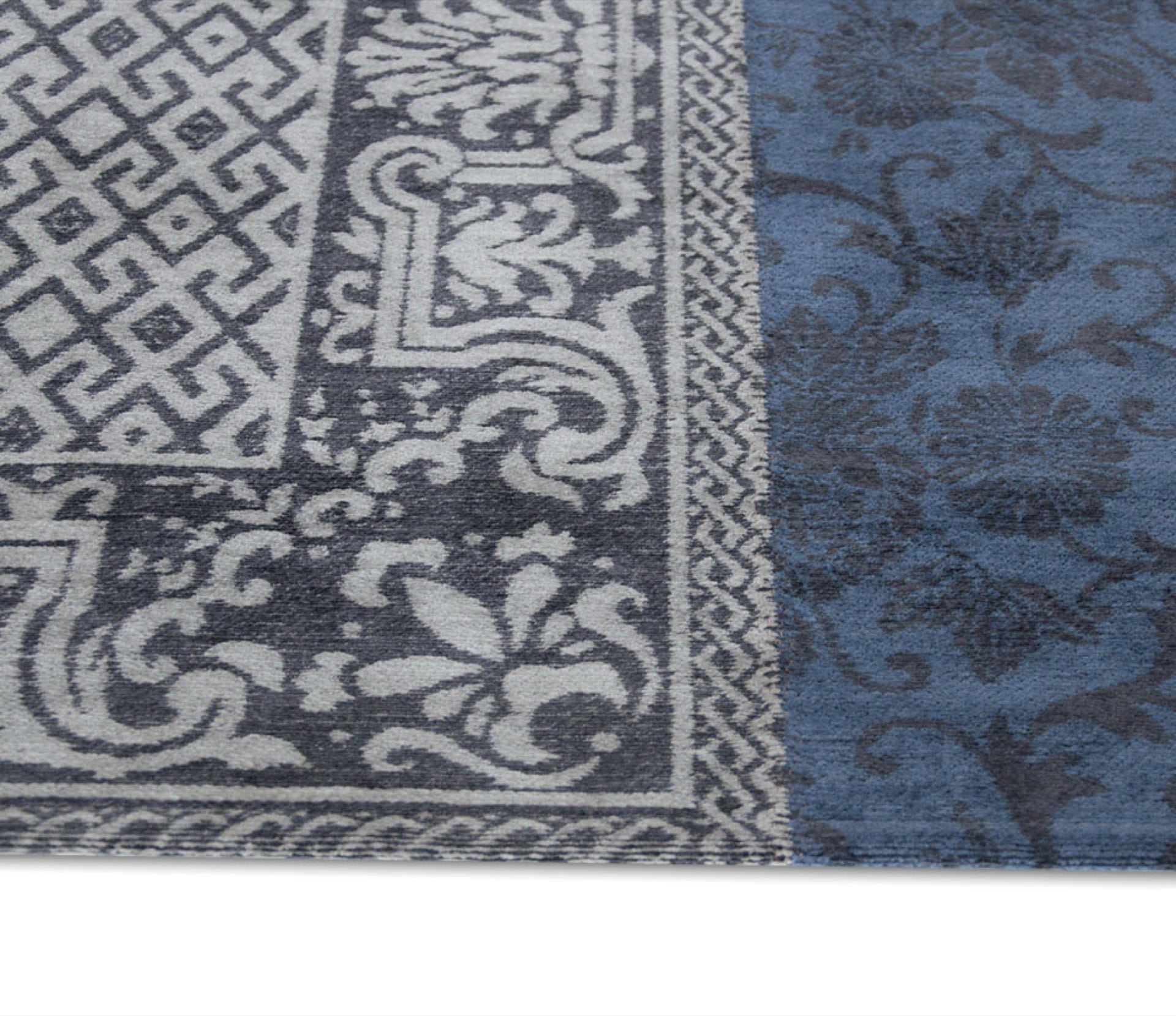 Vintage Collection Multi Blue Denim 8108 rug by Louis De Poortere