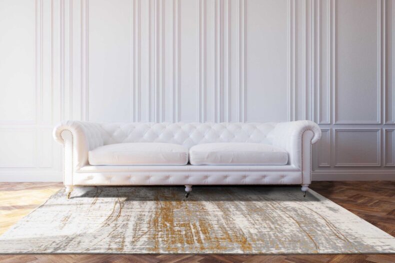 Mad Men Collection Griff Columbus Gold 8419 rug by Louis De Poortere