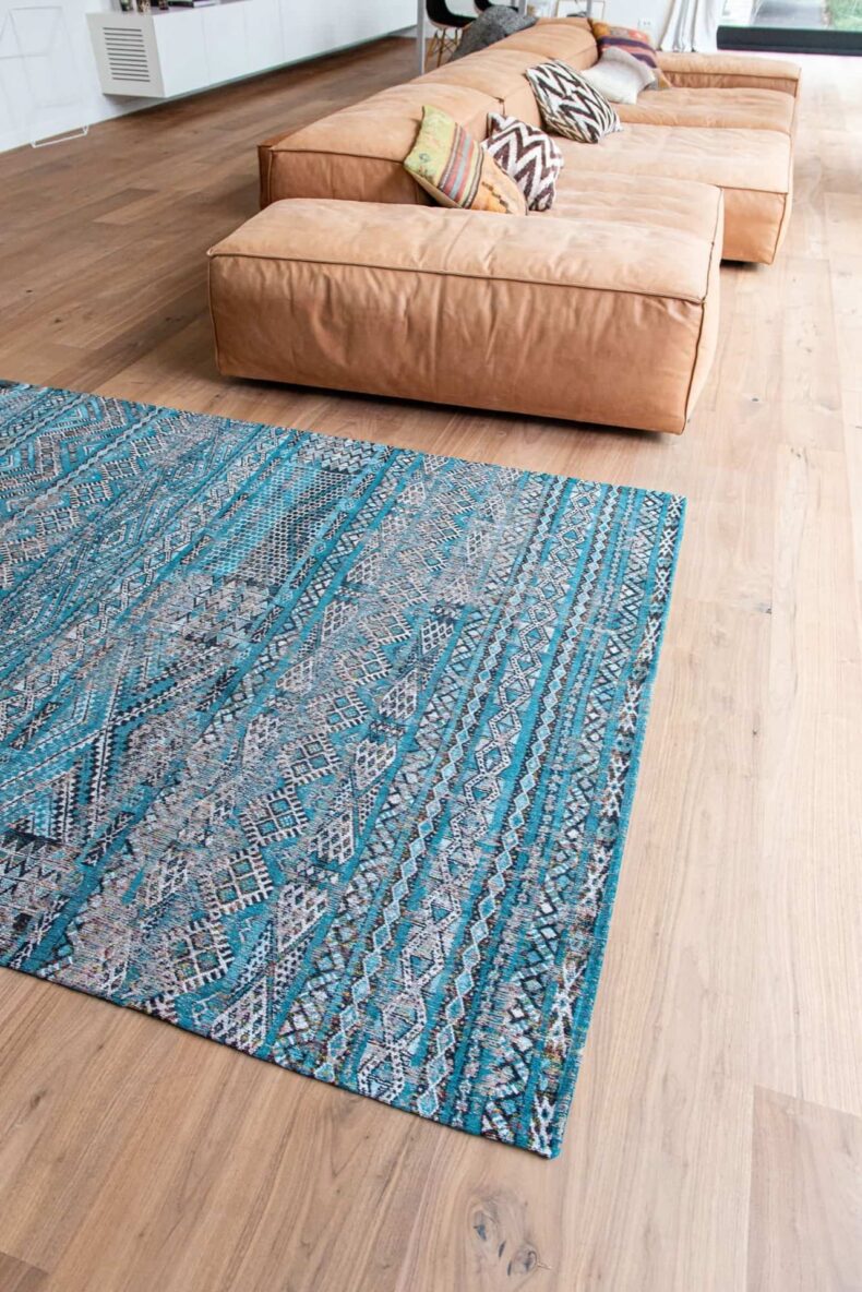 Antiquarian Collection Kilim Zemmuri Blue 9110 rug by Louis De Poortere