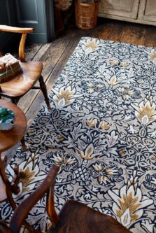 Snakeshead Indigo 127208 rug by Morris