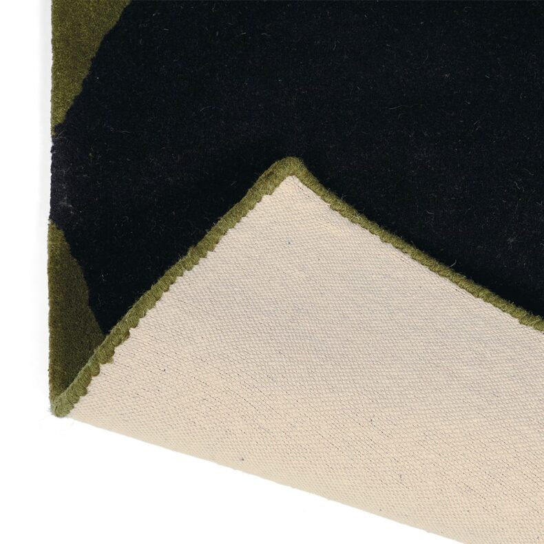 Stem Black 59803 rug by Orla Kiely