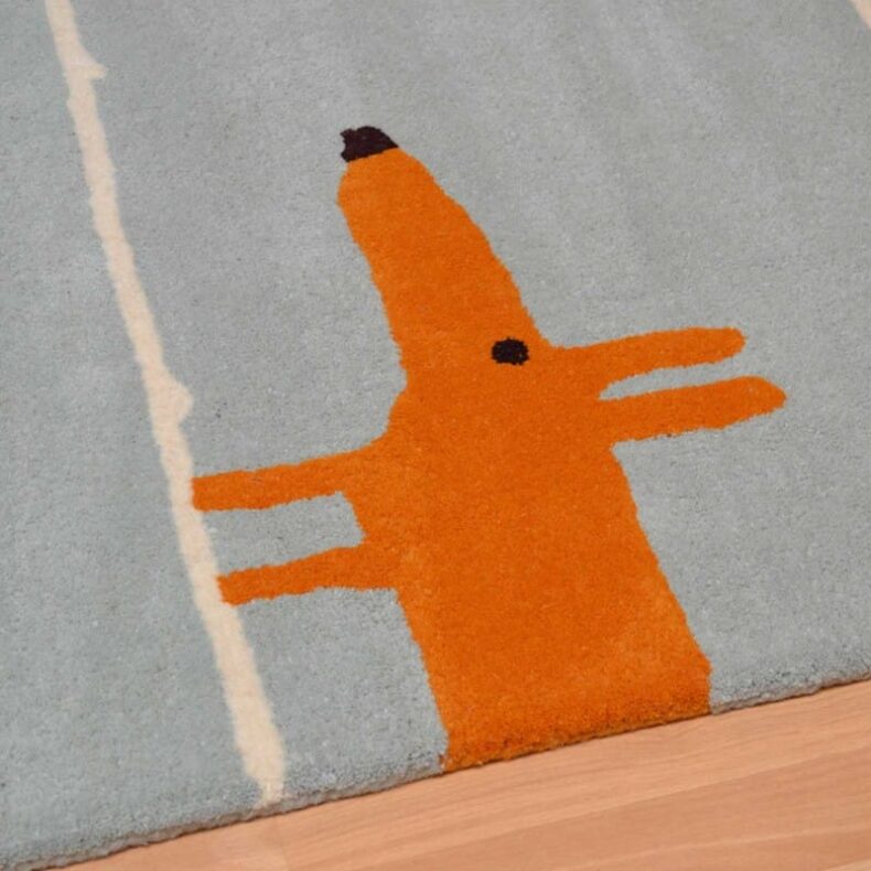 Mr Fox Aqua 25308 rug by Scion