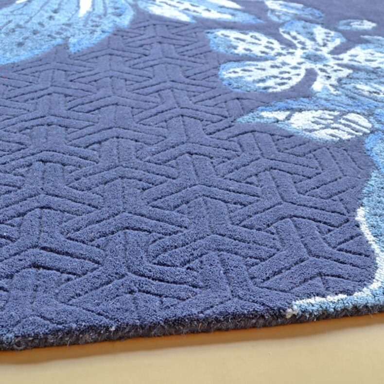 Fabled Floral Navy 37508 rug by Wedgwood