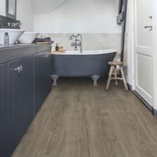 View of Woodland Oak Brown MJ3548 laminate tile by Quick-Step