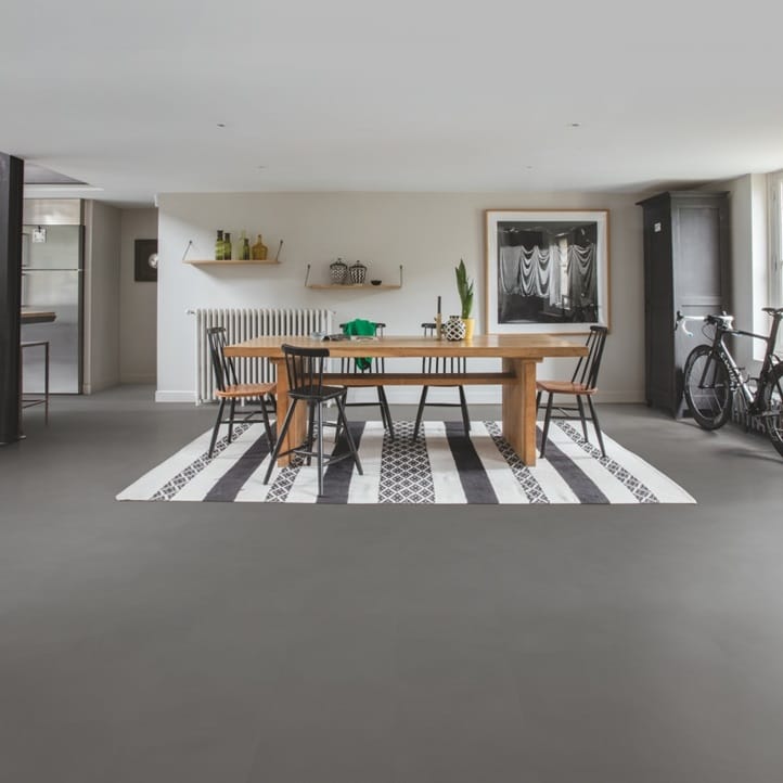 View of Minimal Medium Grey AMGP40140 luxury vinyl tile by Quick-Step Livyn