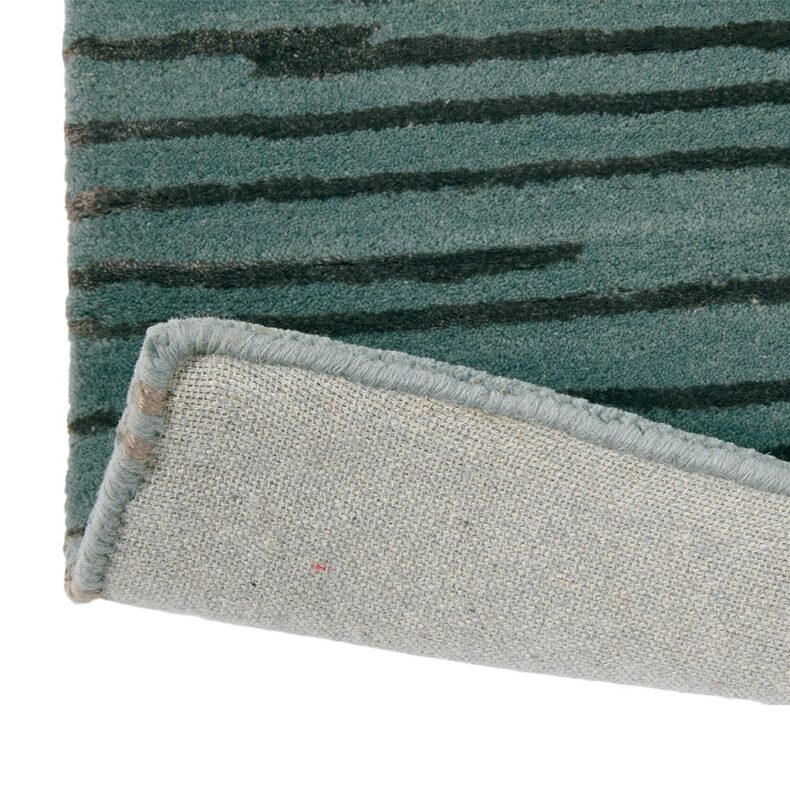Slub Charcoal 39405 rug by Florence Broadhurst