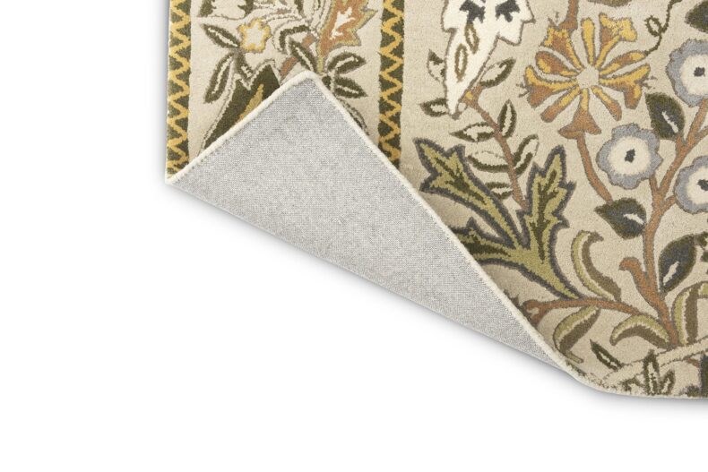 Wilhelmina Linen Mustard 127401 rug by Morris