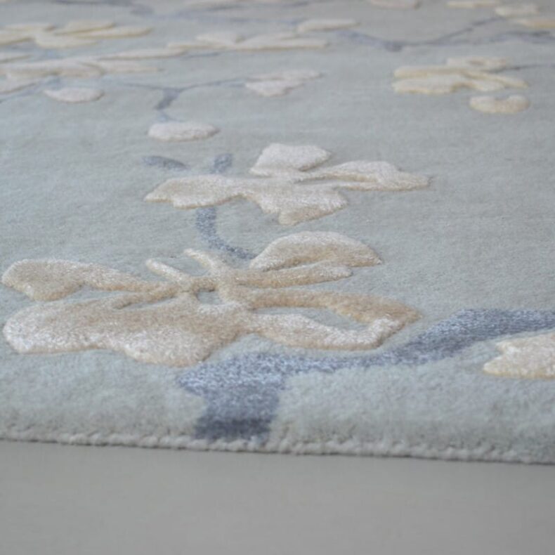 Anthea China Blue 47107 rug by Sanderson