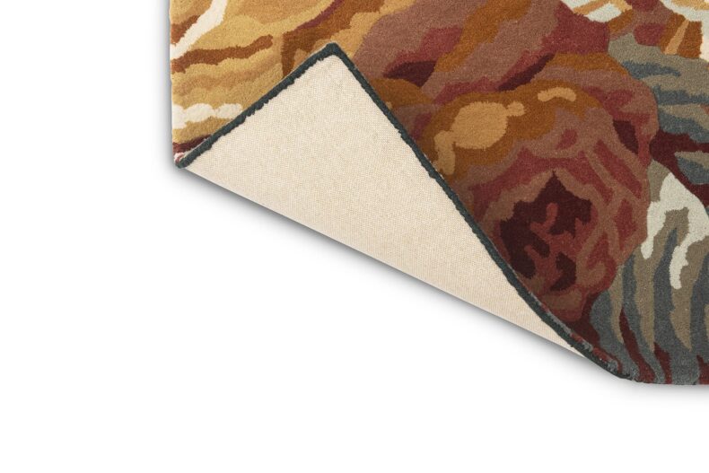 Stapleton Park Navy Burnt Orange 45318 rug by Sanderson