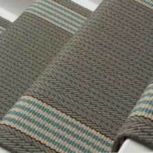 Flaxman Lichen stair runner by Roger Oates