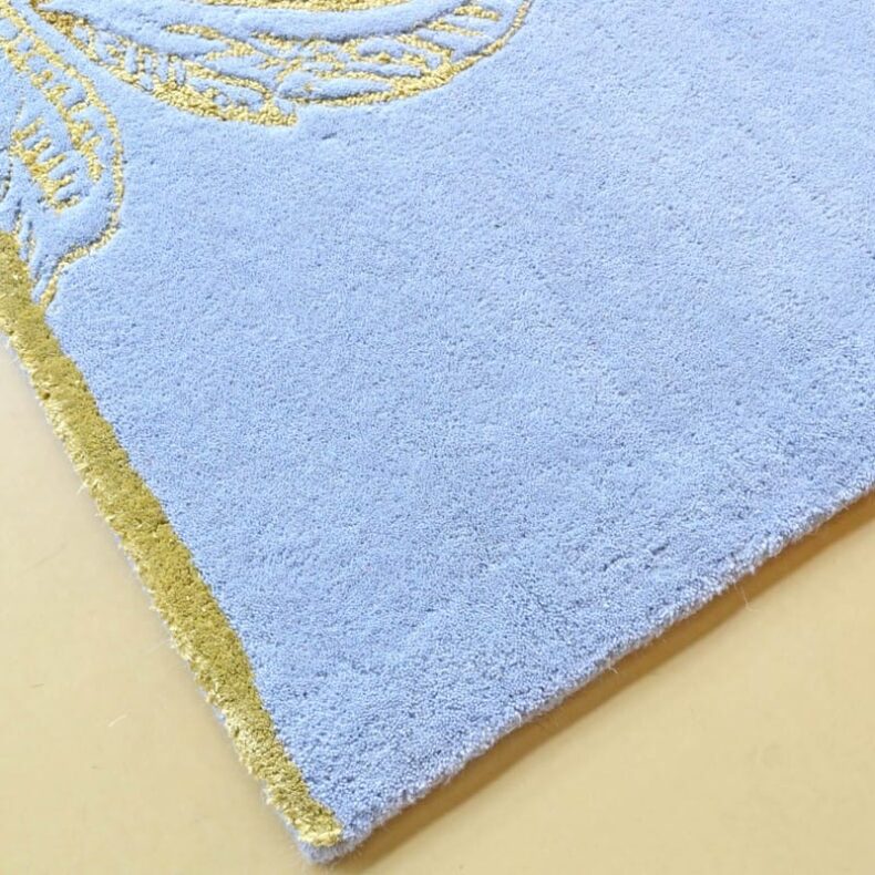 Tonquin Blue 37008 rug by Wedgwood