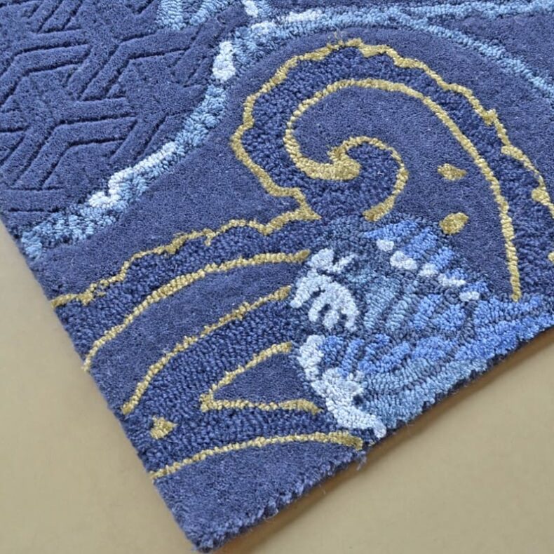 Fabled Floral Navy 37508 rug by Wedgwood