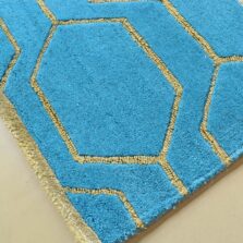 Arris Teal Gold 37307 rug by Wedgwood